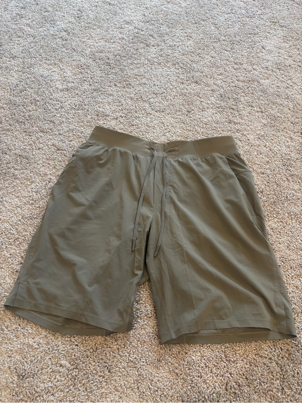 lululemon athletica Men's Olive Workout Shorts